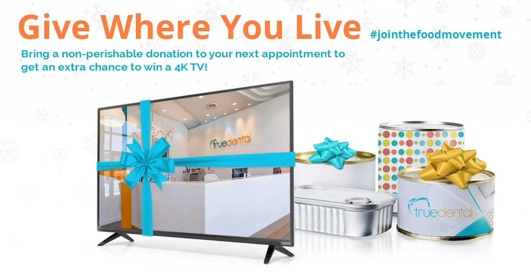 True Dental | West Kelowna Dentist | Join the food movement | Donate