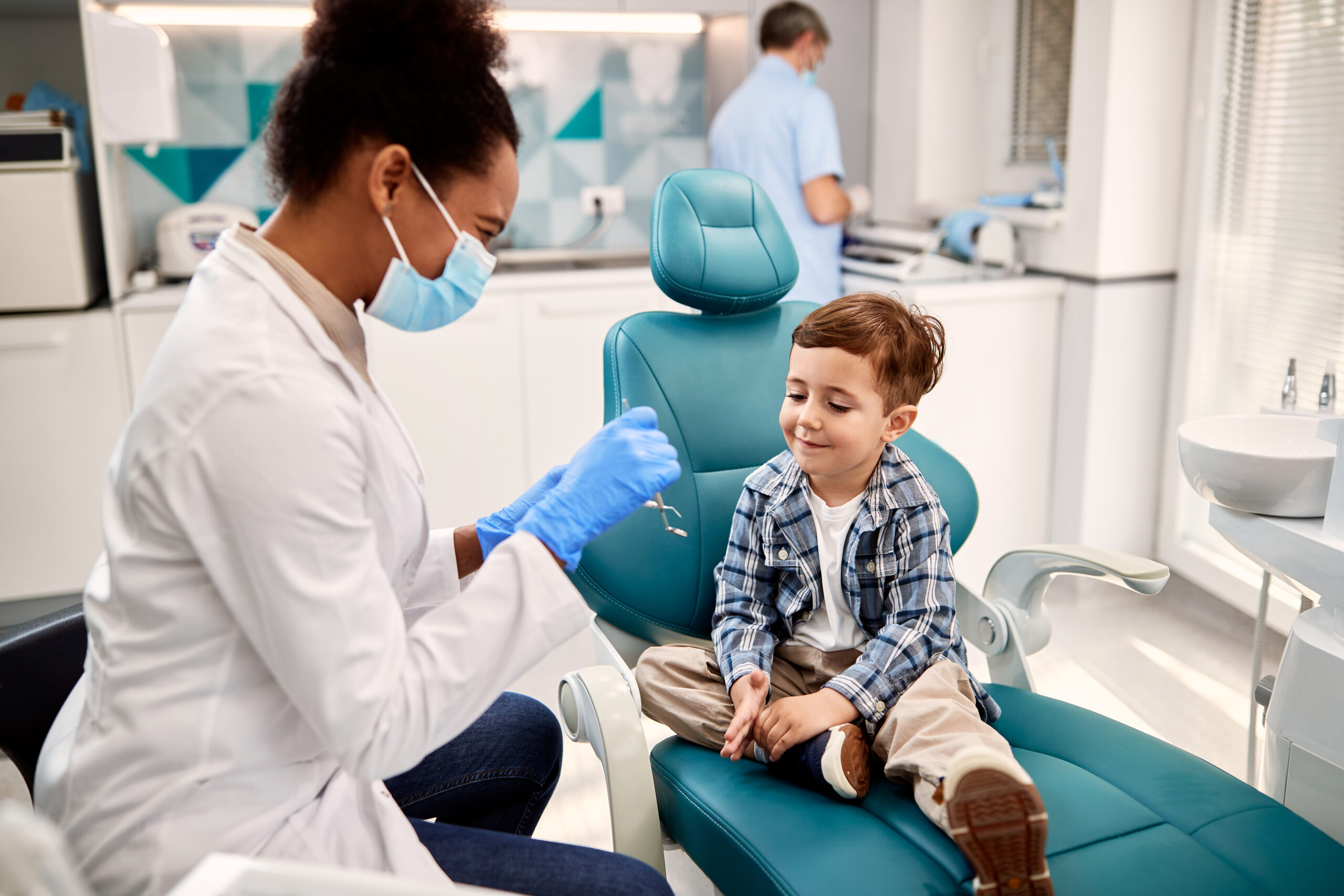 Kids dental visit in West Kelowna