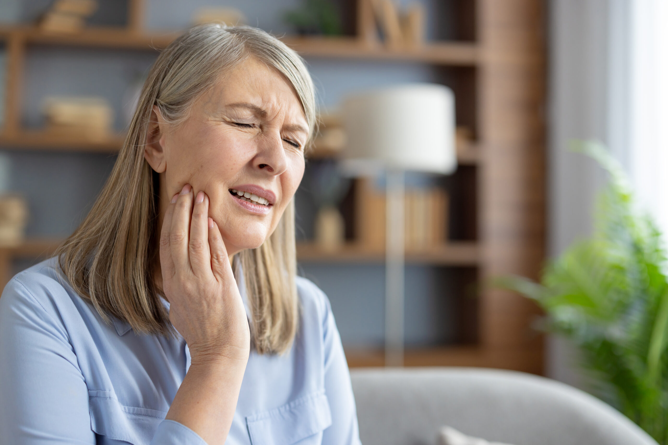 Woman with Toothache