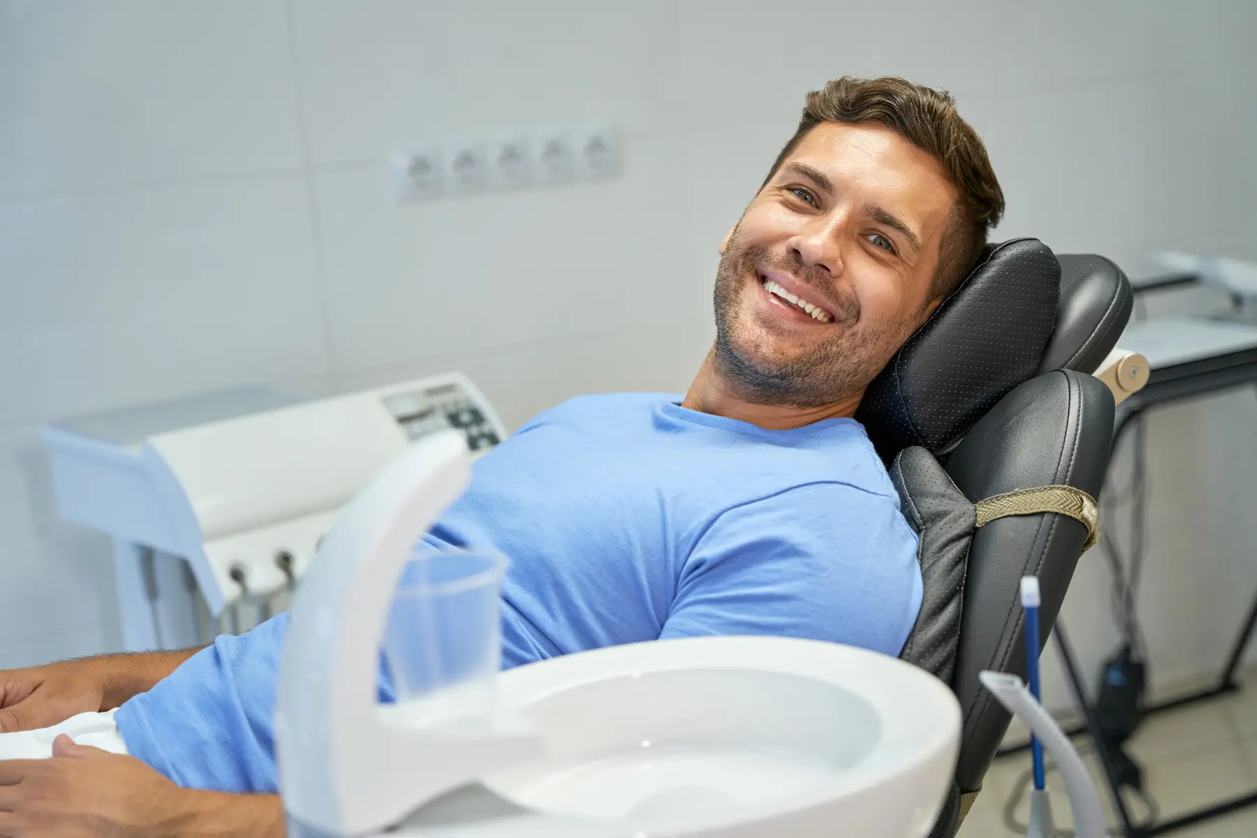 Patient in West Kelowna Dentist Clinic